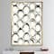 Designart - minimalist black and white II - Transitional Canvas in Gold Frame